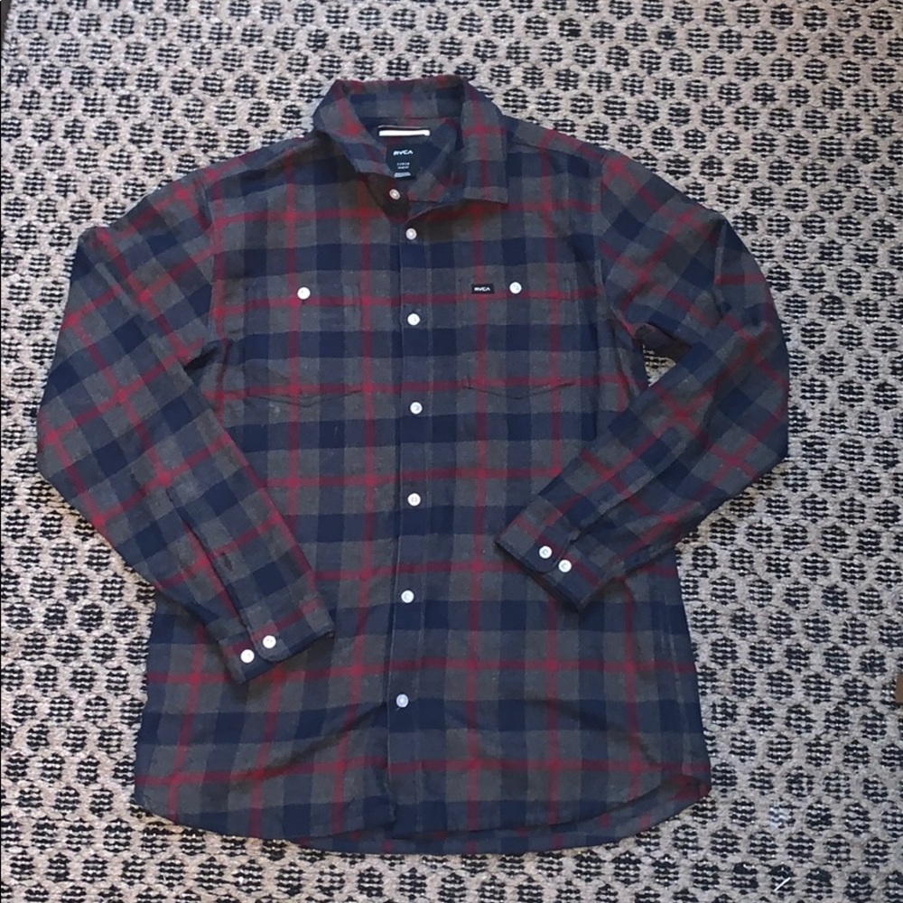 RVCA Men’s Flannel size large